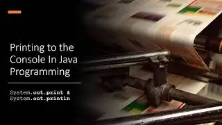 Using print & println to display strings on the  in Java