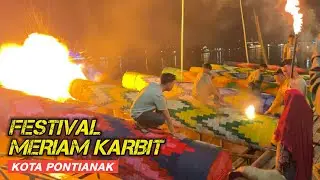 Festival Meriam Karbit Terbesar Membuat Suasana Idul Fitri Meriah