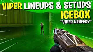 Viper Guide for the NEW ICEBOX MAP Rework! Snake Bite Lineups, Executes, and Setups! (Viper Nerfed)