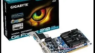 Обзор  Видеокарта GIGABYTE NVIDIA GF 210 1GB DDR3