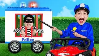 Police Chase & Detective Adventure| Tika Pretends to Be Policeman to Catch the Thief in a Police Car