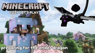 Journey to Defeat The Ender Dragon | Cozy Minecraft 1.21 Let's Play 🐝