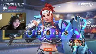 18K HEALS! ASPEN BRIGITTE  OVERWATCH 2 SEASON 8 GAMEPLAY