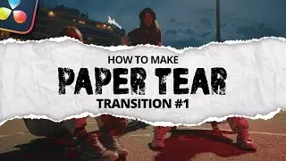 How To Make Paper Tear Transition #1 | DaVinci Resolve 18