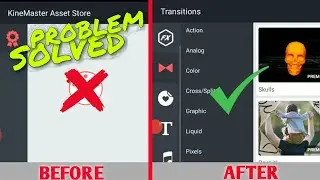 Kinemaster Asset Store Problem Solved  Kinemaster assets not showing solution!