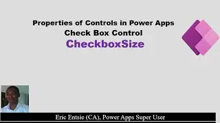 Power Apps Check box Control - CheckboxSize Property