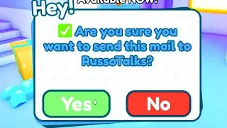 Sending Youtuber @russoplaysgames His Favourite Huge in Pet Simulator X..