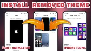 Install Removed Theme On Xiaomi Global | Dynamic Island, iPhone iCons And Boot Animation