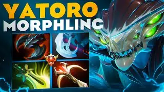 Yatoro НА МОРФЕ В СЛОЖНОЙ ИГРЕ ДАЕТ РАМПАГУ🔥| Raddan Morphling 7.36c