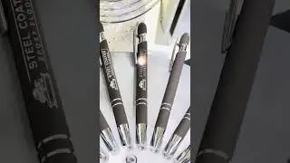 Grey pens engraving