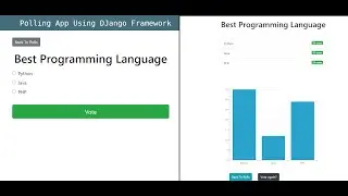 Voting system with Charts using Django Framework | Source Code & Projects