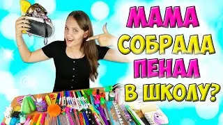 Моя Мама Собирает ПЕНАЛЫ в👉 ШКОЛУ😱 | Пеналы на Всю Неделю | Алина Зосим