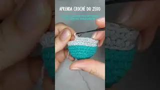 Troca de cor invisível no amigurumi | Crochê para Iniciantes #shorts