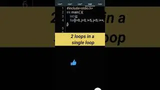 Trick 1 use single loop as multiple loop | c language for beginners 