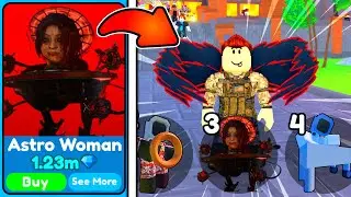 😻EZ GEMS!!🔥I BOUGHT ASTRO WOMAN and SOLD FOR 1.2M Gems 💎 - Roblox Toilet Tower Defense