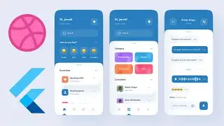 👨🏽‍💻 Let's clone a dribbble design using FLUTTER ♡