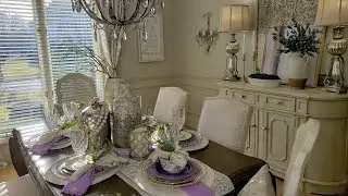 Home Decor Thrifted Spring Dining Room Tour