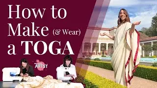 How to Make a Roman Toga (BECOMING ARTSY 308)