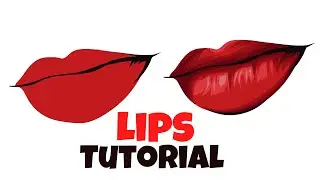 How To Make Vector LIPS Like pro | Vector Art