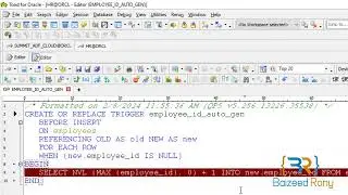 Trigger For generating auto Incremented Number