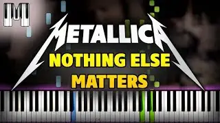 Metallica - Nothing Else Matters Piano Tutorial (FREE Sheet Music + midi)