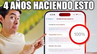 Así cuido la Condición de Batería en mi iPhone para que NO baje del 100% 🔥