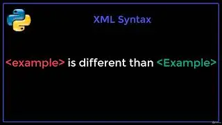 3. XML syntax