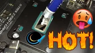 i9-9900k Direct-Die Cooling with Thermal Paste - Rockit Cool Direct-Die Frame