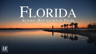 Florida 4K | Scenic Relaxation Film with Calming Music | FL Beaches HD Drone