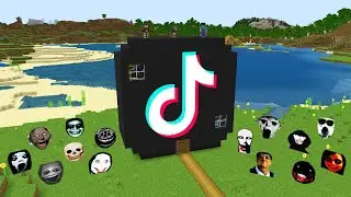 Survival TikTok House With 100 Nextbots in Minecraft - Gameplay - Coffin Meme