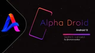 Review Update Custom ROM AlphaDroid v 1.2.1 Android 13 | Redmi 9 Lancelot | Poco M2 Shiva | Lava