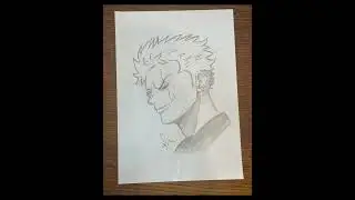 Drawing RORONOA ZORO #anime #art #foryou #manga #roronoazoro #onepiece