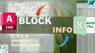 Block To Excel (Batch Export/Import AutoCAD® block info to/from Microsoft® Excel® worksheet)