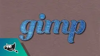GIMP Tutorial: Denim Text Effect