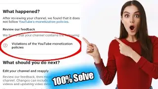 Violations of the YouTube monetization policies Solution 2023 | YouTube Violation monetize policies