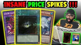 INSANE YUGIOH CARD PRICES SPIKING HARD !