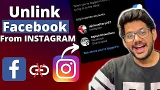 How To Unlink Facebook From Instagram | How to disconnect instagram from facebook (2021)