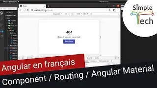 Angular en Français - 3. Premier Component, bases du Routing et Angular Material