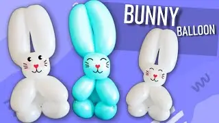 HOW TO MAKE A BUNNY RABBIT Balloon Animal - Version 2 Ultra-Cute 