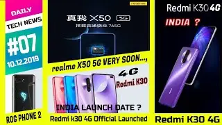 Tech News #7 - Redmi K30 4G Official launched, realme X2 Exclusive Editions, realme X50 5G.