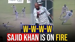 Sajid Khan Takes 4 Wickets | Pakistan vs West Indies | 1st Test Day 2 | PCB | M2I1A