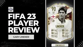 90 WORLD CUP ICON GARY LINEKER - FIFA 23 ULTIMATE TEAM PLAYER REVIEW - MIN PRICE!