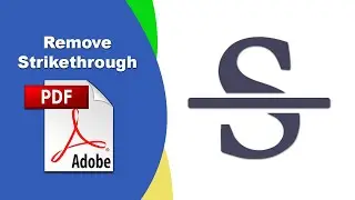 How to remove strikethrough from a comment text box in a PDF file using Adobe Acrobat Pro DC