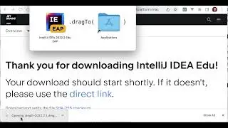 Installing IntelliJ IDEA by JetBrains on Mac