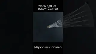 Узоры планет вокруг солнца