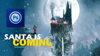 SANTA IS COMING! Speed Art (PS Touch)