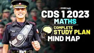 CDS 1 2023 Exam Maths Complete Study Plan & Mind Map