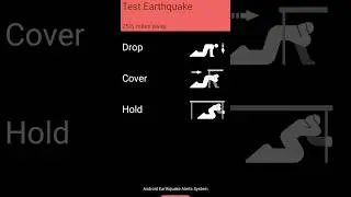 Earthquake alert by Google #shorts