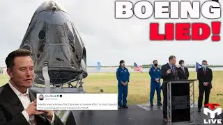 Elon Musk Reveals Shameful Secret About Boeing Starliner Failure...