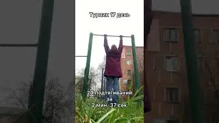 Турник 17 день